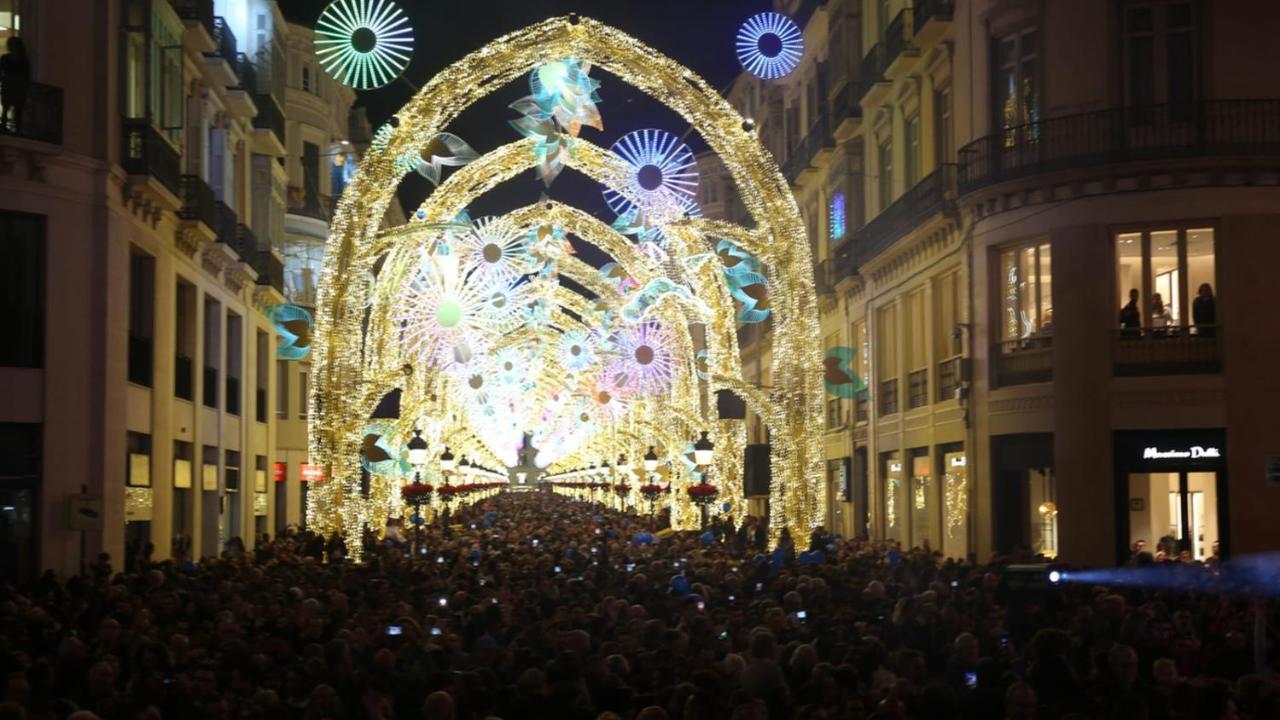 Apartamento junto a Calle Larios Málaga Esterno foto